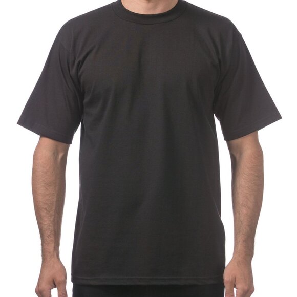Pro Club Men's Heavyweight Cotton Short Sleeve Crew Neck T-Shirt - Picture 1 of 5